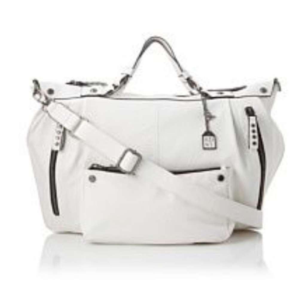 ISO White or Taupe Kelsi Dagger Bag